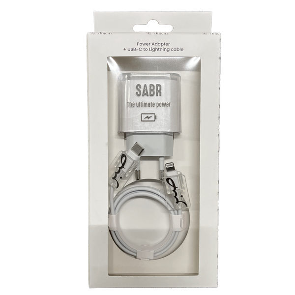 Oplader adapter en kabel Sabr