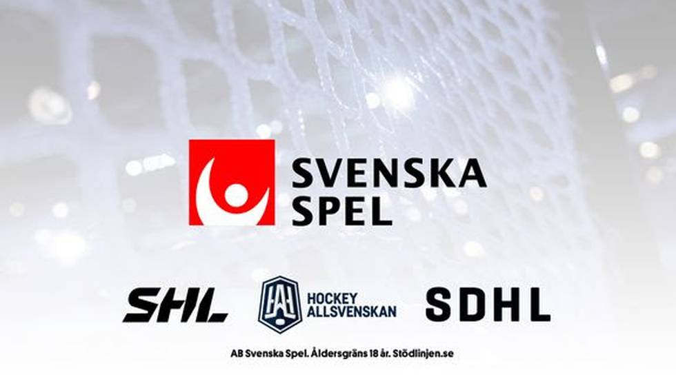 Svenska Spel will be the new main sponsor of the SHL, SDHL and HockeyAllsvenskan