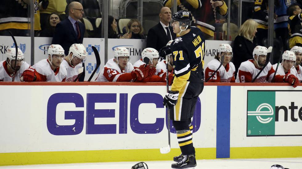 Penguins förkrossande seger – gjorde elva (!) mål på Red Wings