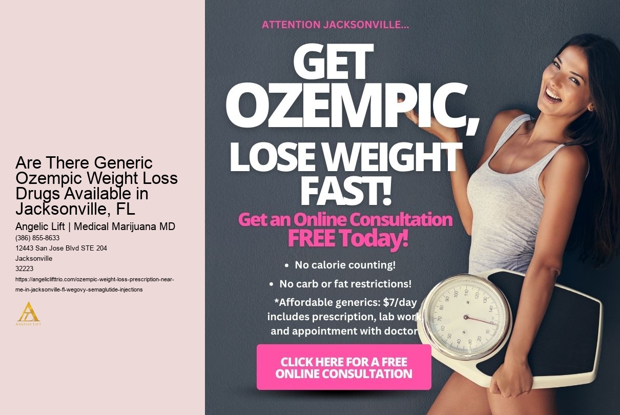 Are There Generic Ozempic Weight Loss Drugs Available in Jacksonville, FL