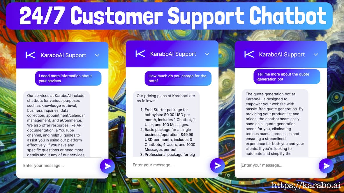 24/7 Customer Support Chatbot