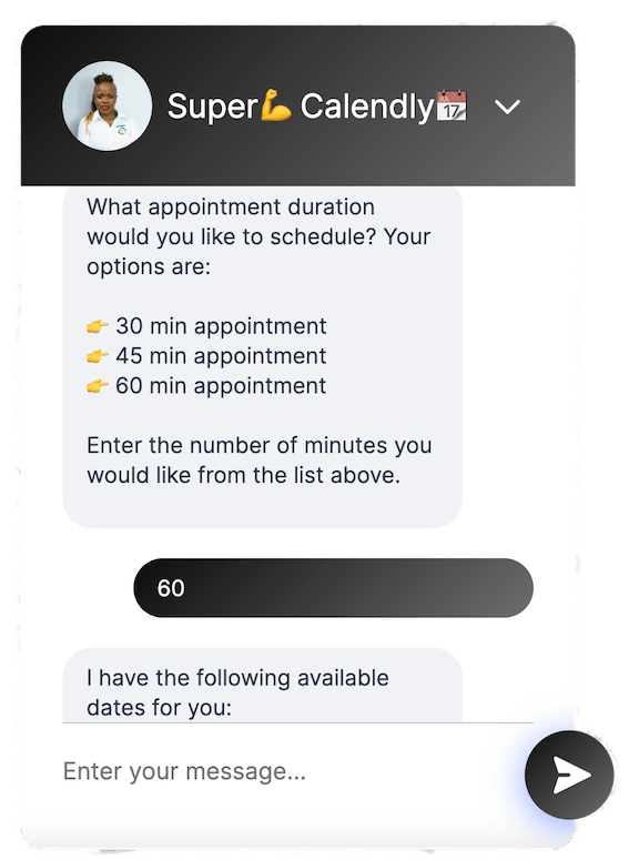 Book Calendar Appointment Chatbot
