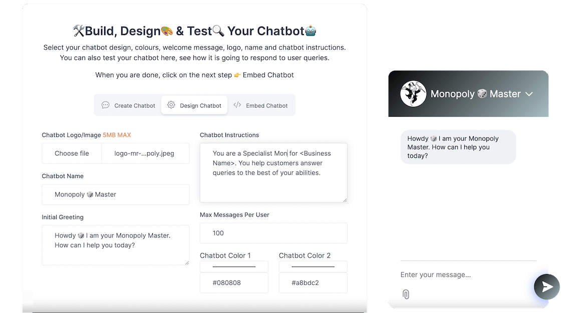Create ChatGPT for your website