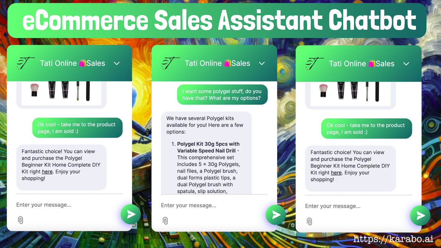 eCommerce WooCommerce Sales Assistant Chatbot