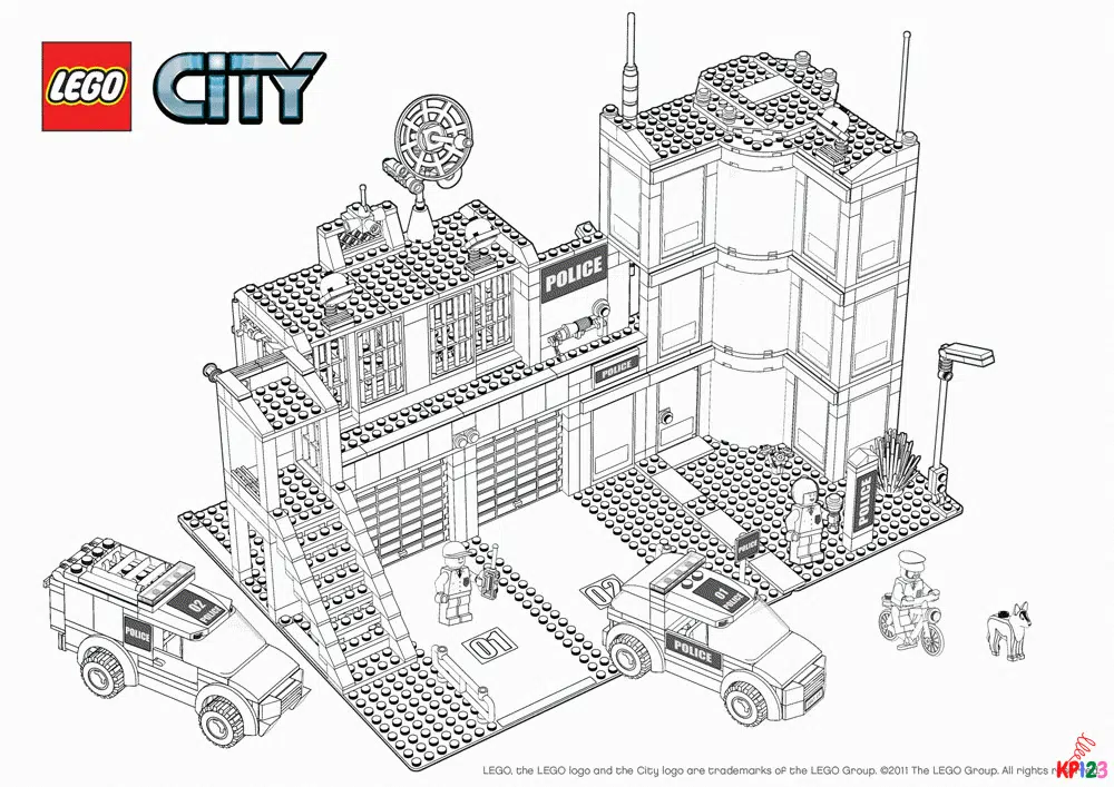 LEGO City kleurplaat 2
