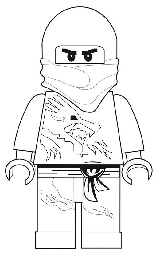 Lego Ninjago kleurplaat (5)