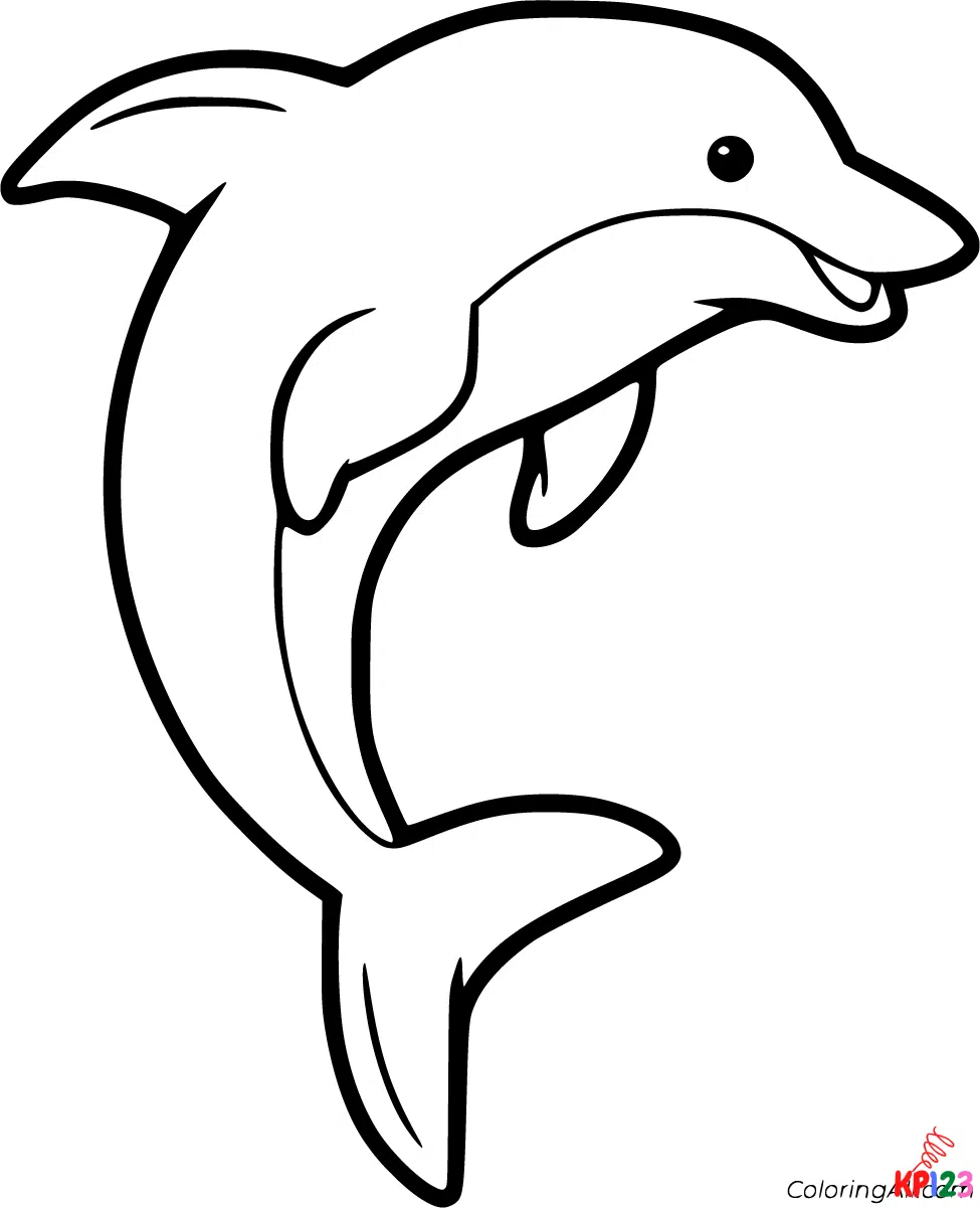 Dolfijn Kleurplaten (1)