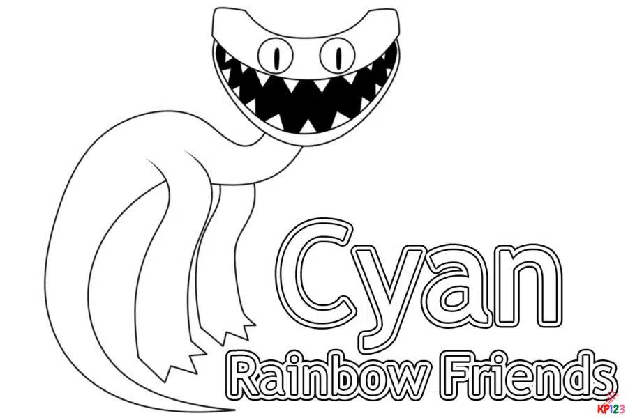 Cyan Rainbow Friends 1