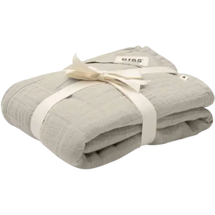 Bibs Cuddle Swaddle Muslin Sand