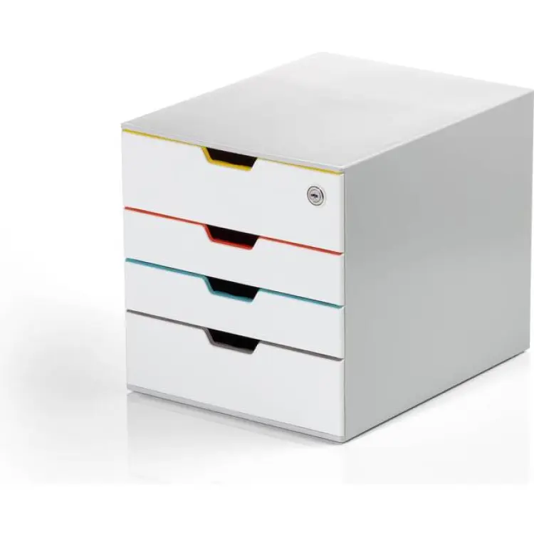Durable Varicolor Mix Safe 4 Fack Med Lås & Etiketter För Etikettering Flerfärgad 762627