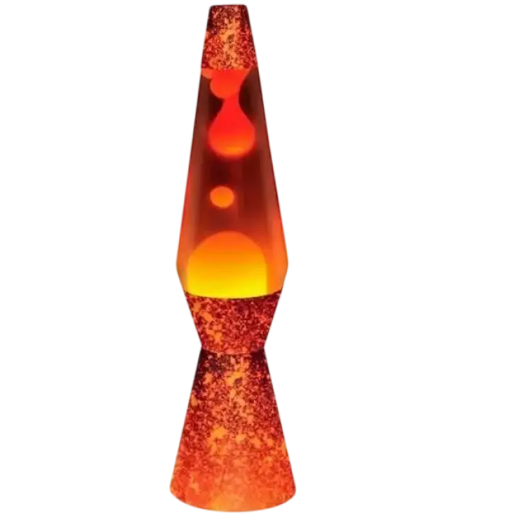 iTotal iTotal Röd Orange Plast Lavalampa