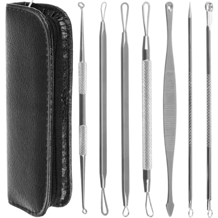 Northix Trade Pormaskborttagare Kit 7-pack Rostfritt
