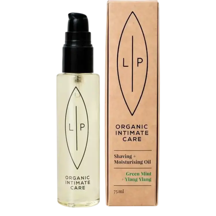 Lip Intimate Care Shaving + Moisturizing Oil Green Mint + Ylang Ylang 75ml