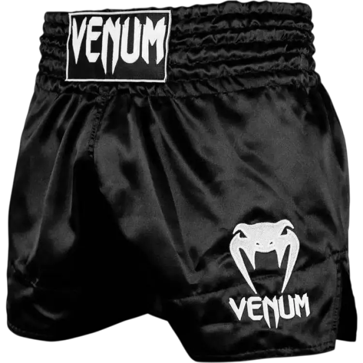Venum Classic Muay Thai Shorts Black/White
