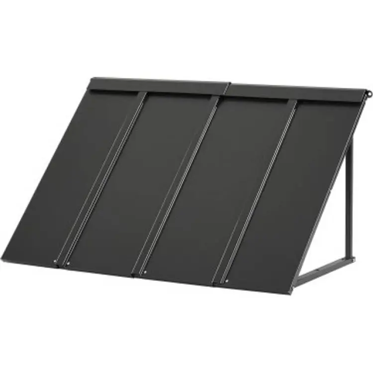 VEVOR Fast Metallmarkis 44 x 24 Tum Triangel Stålramsmarkis
