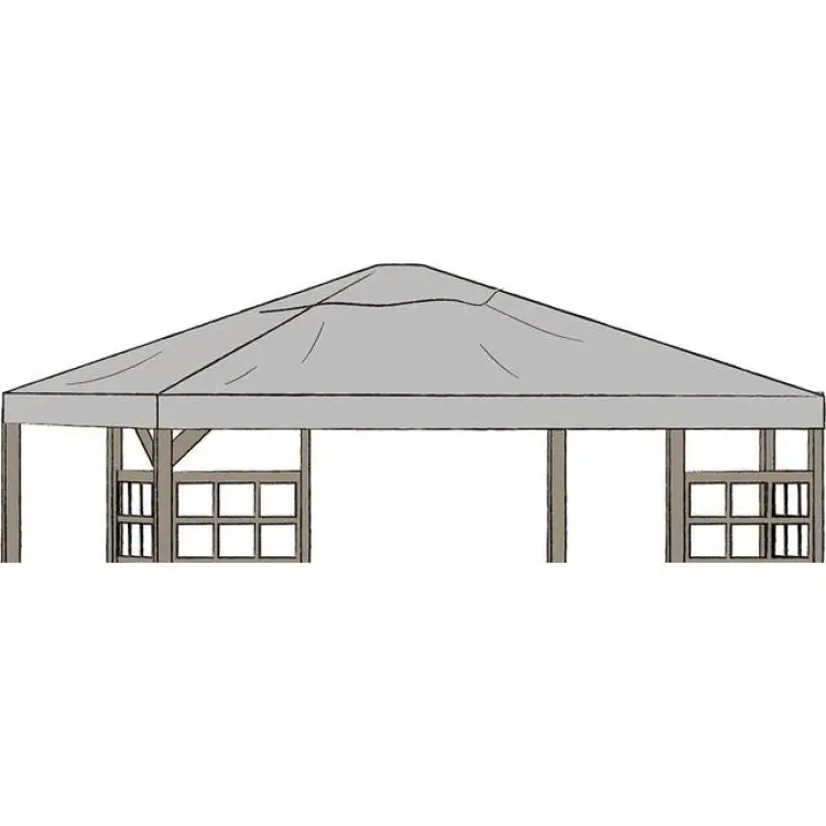 Brafab Hov paviljong tak 300x400 grå