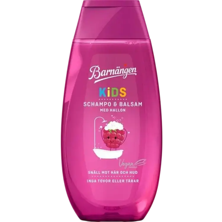 Barnängen Kids Schampo Balsam Med Hallon 250ml