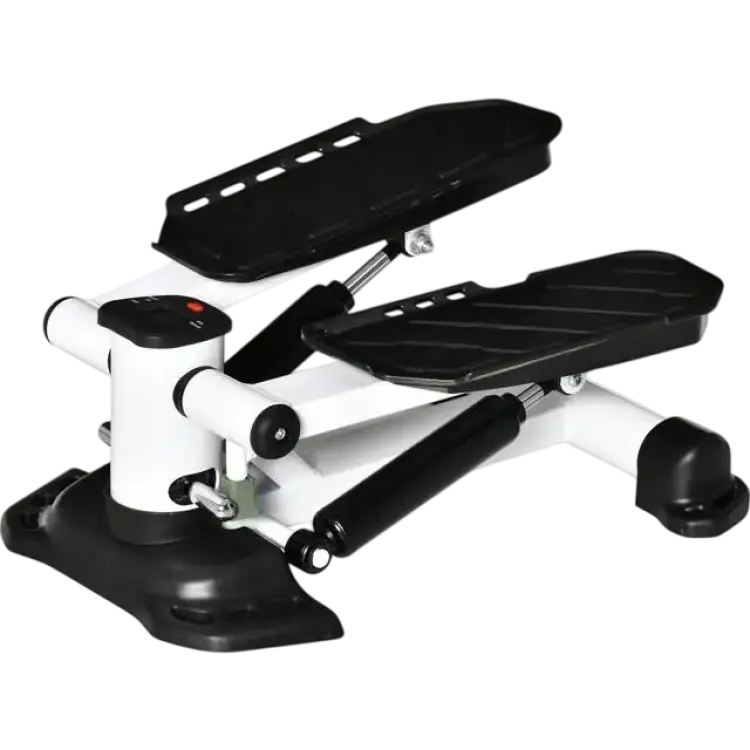 Homcom Mini Stepper Minibike Metal ABS White+Black