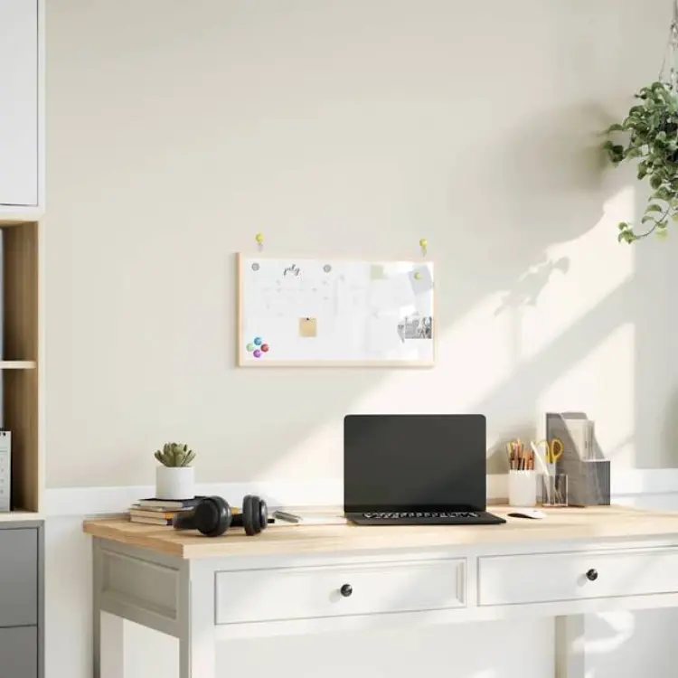 vidaXL Magnetisk Whiteboard Med Ram 60x30 cm