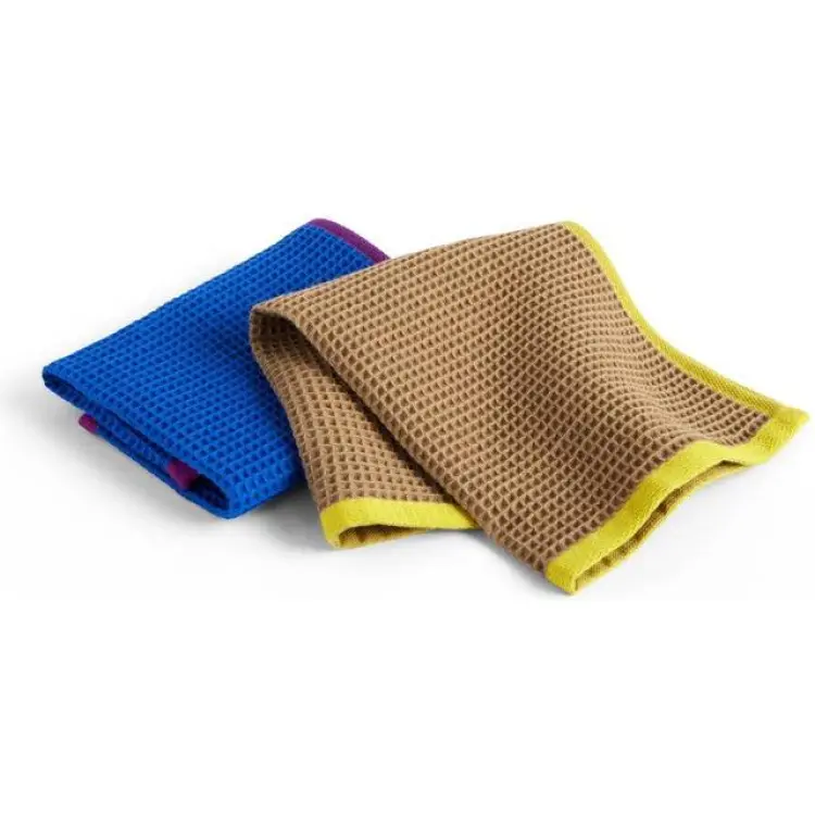 Hay Canteen Disktrasa Set of 2 W31 x L31 cm Blue Fuchsia Diskduk Beige, Rosa, Gul, Blå