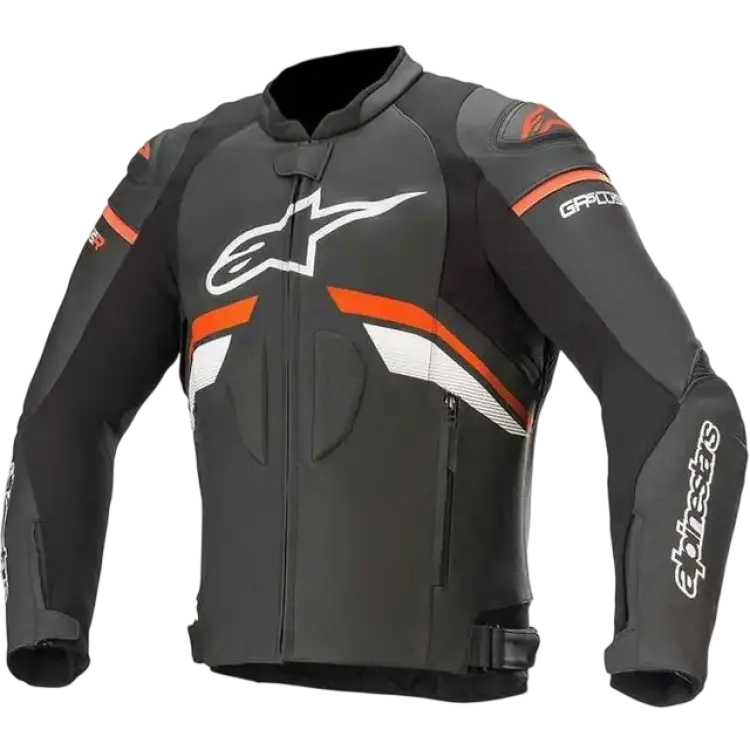 Alpinestars GP Plus R V3 Leather Jacket Black/Neon-Red/White Herr