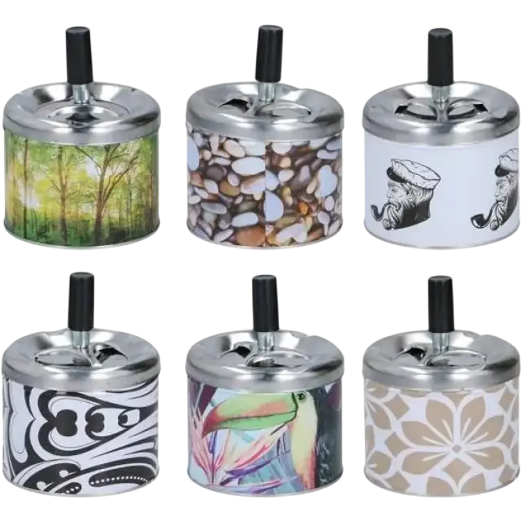 24.se Printed Ashtray with Spinner