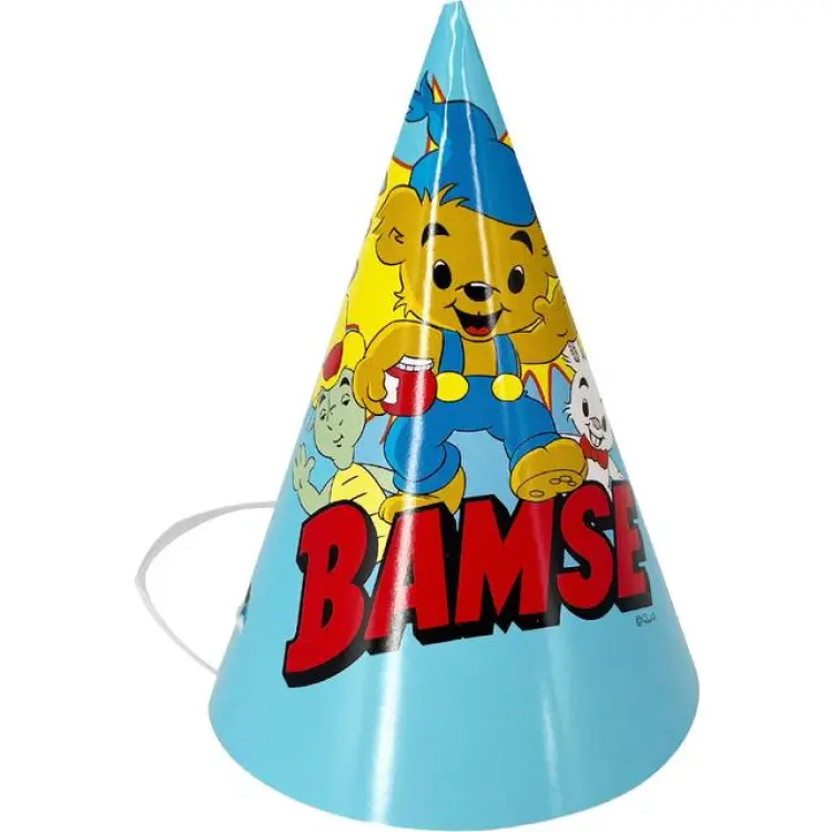 Design House Partyhattar Bamse Kalashattar 8-pack