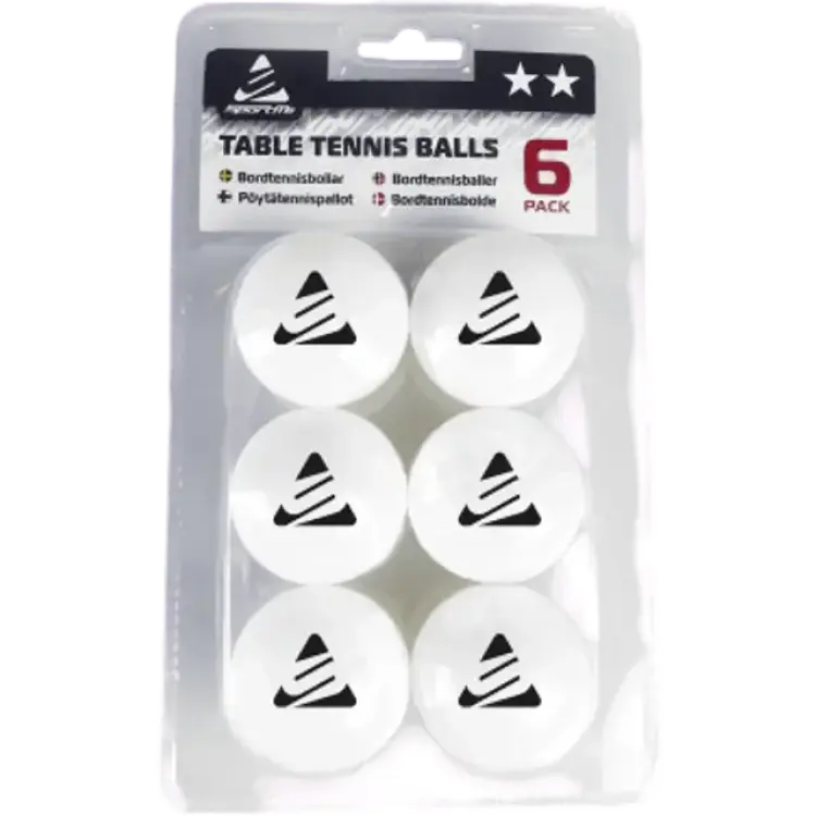 SportMe Bordtennisbollar 6 st