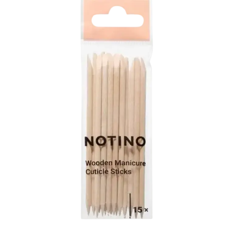 Notino Wooden Manicure Cuticle Sticks Nagelbandstång i Trä - 15 St.