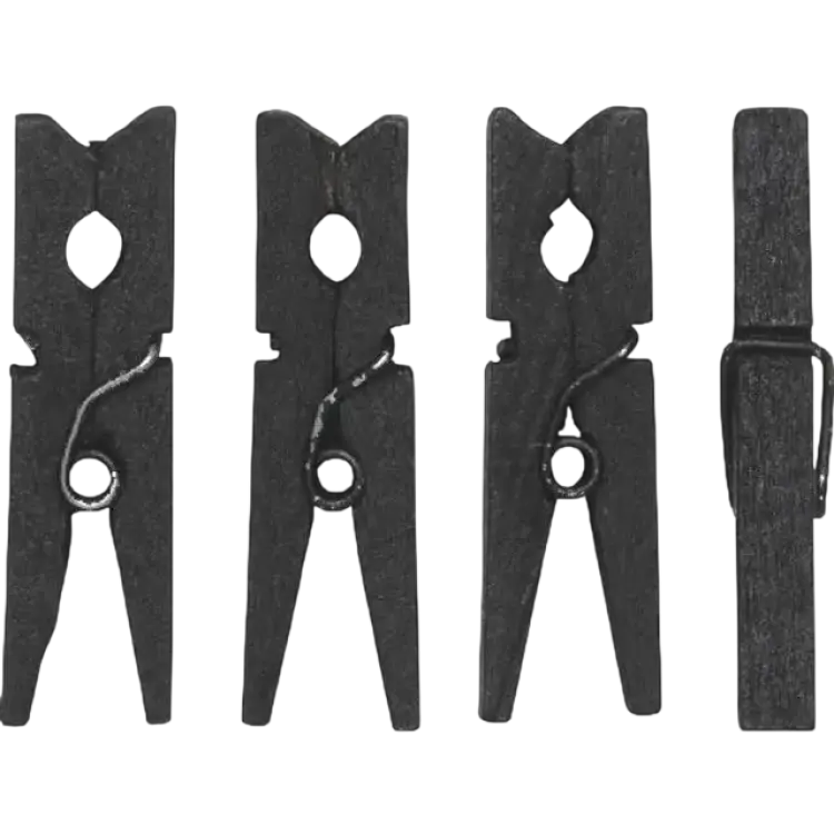 Panduro Klädnypor 30 mm 48 St - Svart