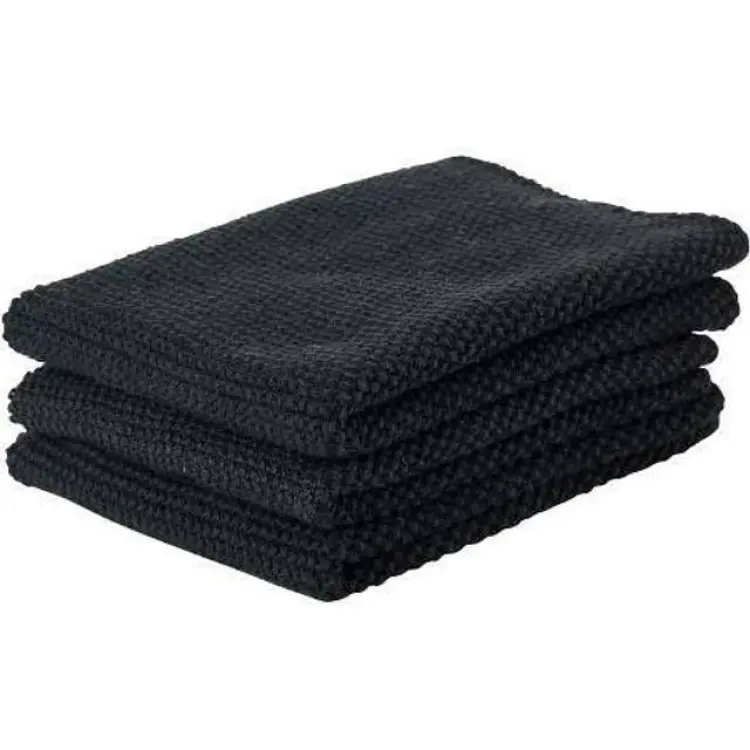 Zone Denmark Knitted Diskduk Svart (27x27cm)