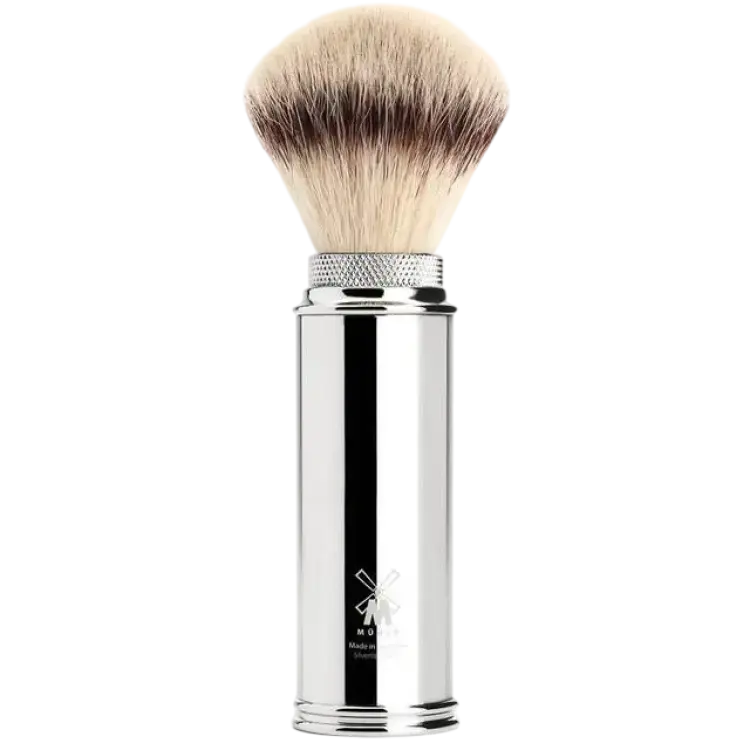 Mühle Syntetisk Reserakborste Chrome Silvertip
