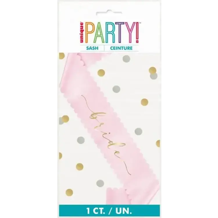 Unique Ordensband Bride Ljusrosa