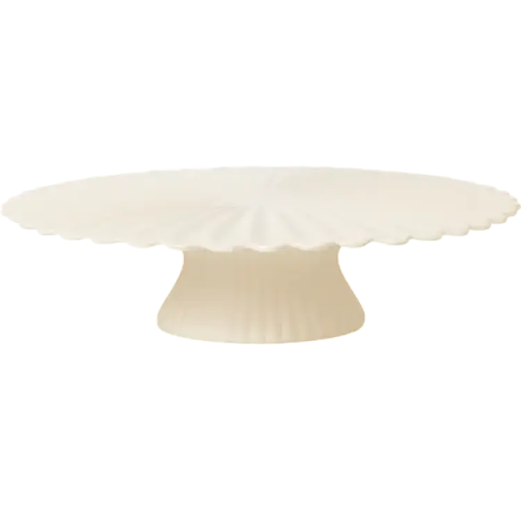 ferm LIVING Fountain Tårtfat Ø31 cm Off White Tårtfat 31cm