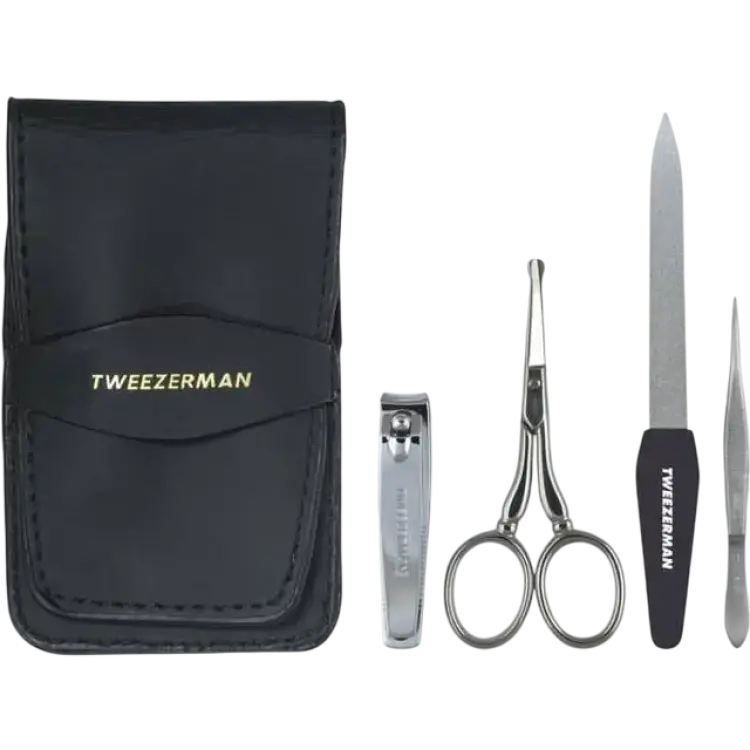 Tweezerman Gear Essential Grooming Kit 4-pack