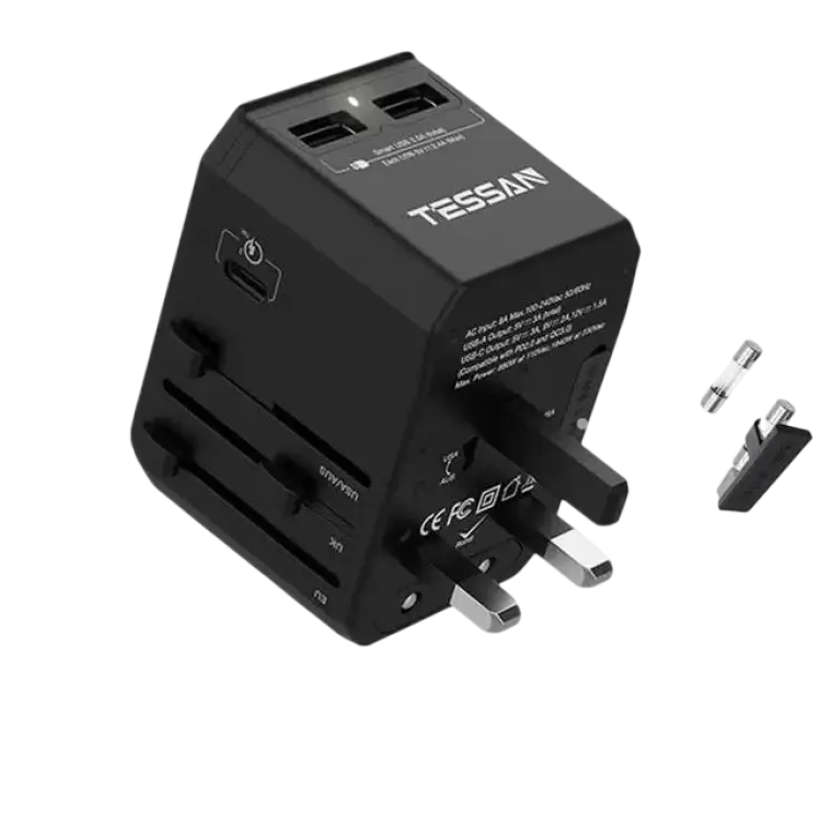 Tessan All-In-One International Travel Plug Adapter