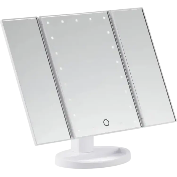 Browgame Cosmetics Tri Folded Lighted Makeup Mirror