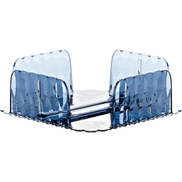 Guzzini Table Napkin Holder Vanity All Denim Blue Servetthållare