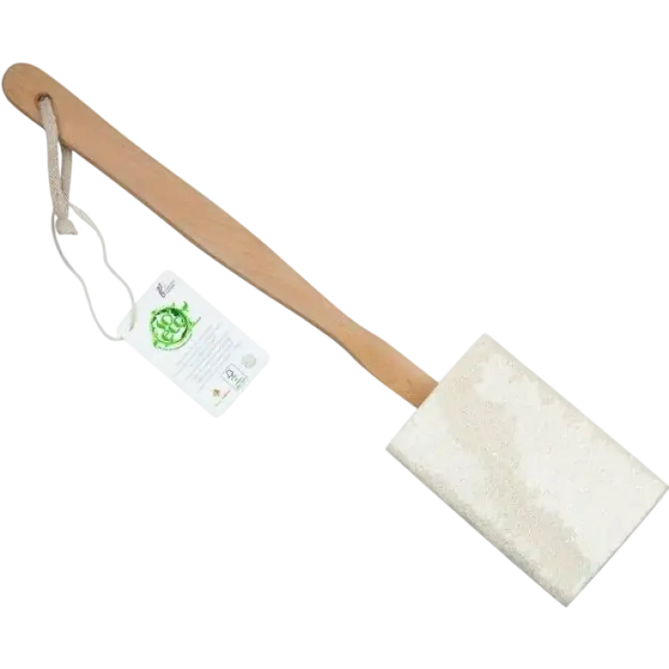 So Eco Flat Loofah Wooden Handle