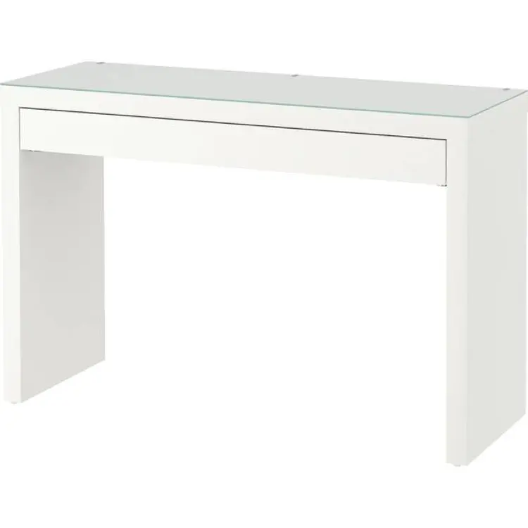 IKEA Malm White Sminkbord 41x119.9cm
