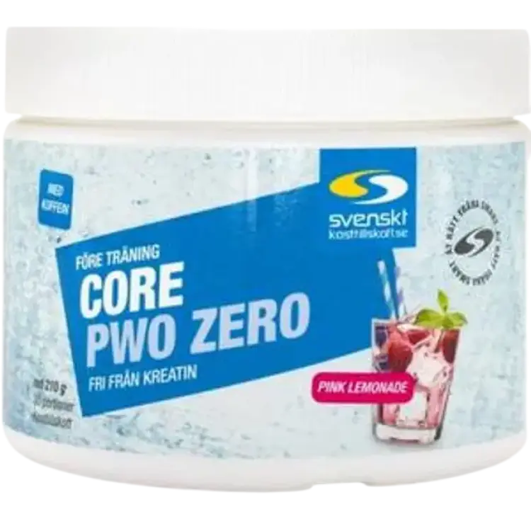 Svenskt Kosttillskott Core PWO Zero Pink Lemonade 210g