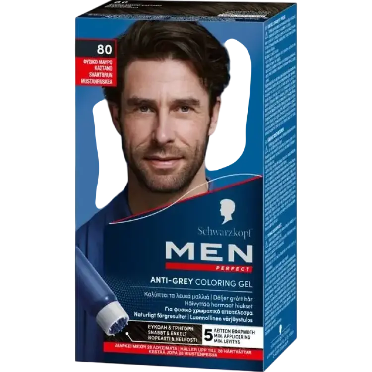 Schwarzkopf Men Perfect #80 Natural Black Brown