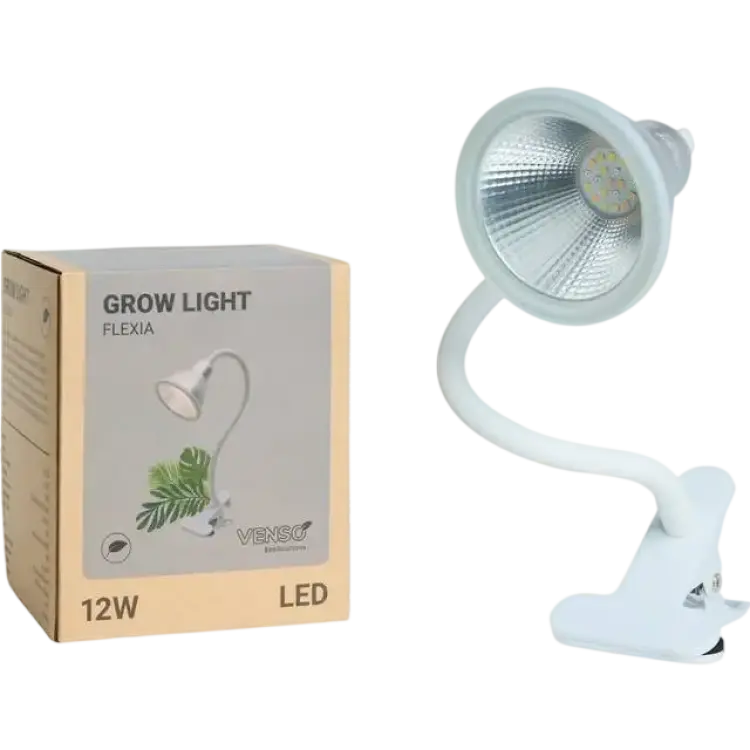 VENSO EcoSolutions Växtbelysning Med Klämma 12W