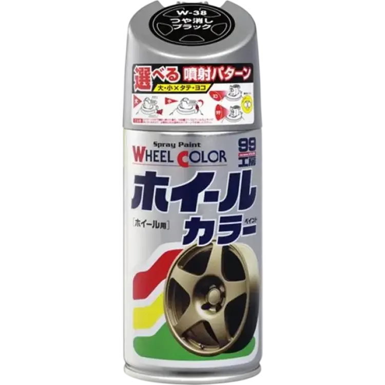 Soft99 99 Kobo Fälgfärg W38 Matt Svart 300ml