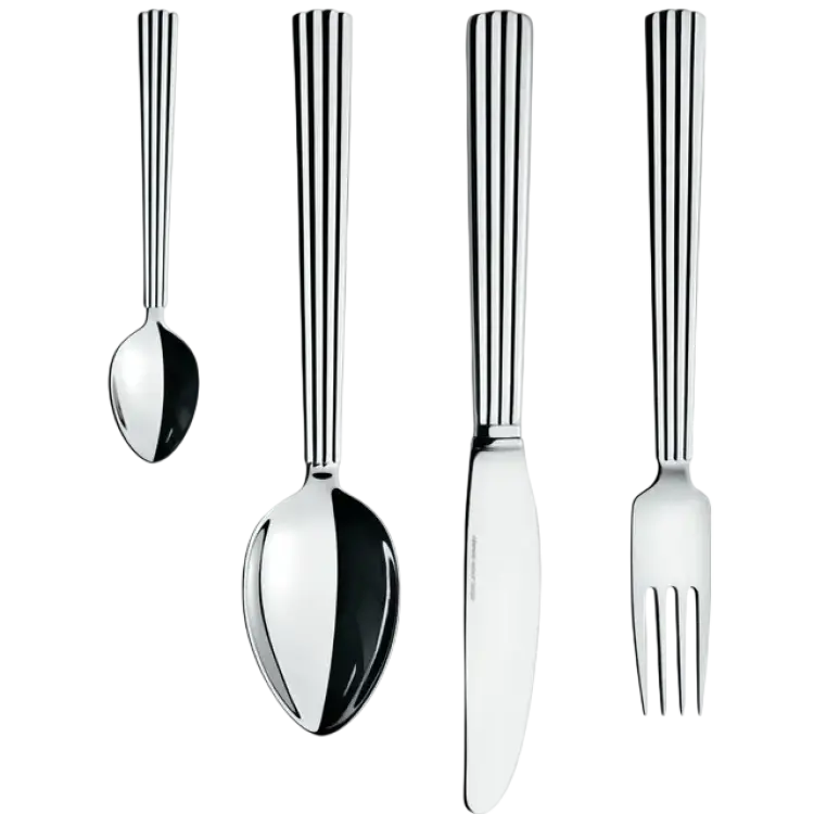 Georg Jensen Bernadotte Blank Bestickset 16st