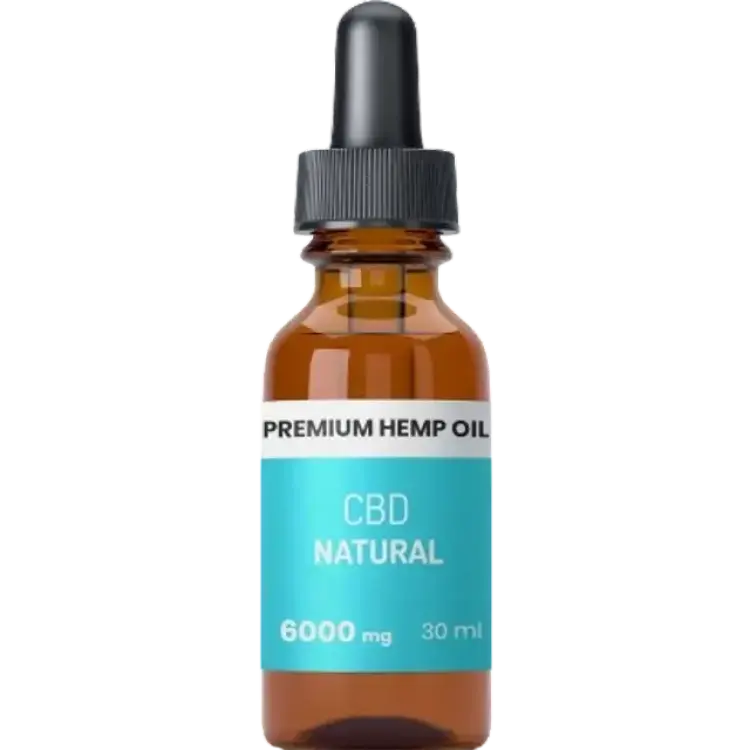 Raw Hemp Premium CBD-Olja 20% 2000-6000mg 30ml