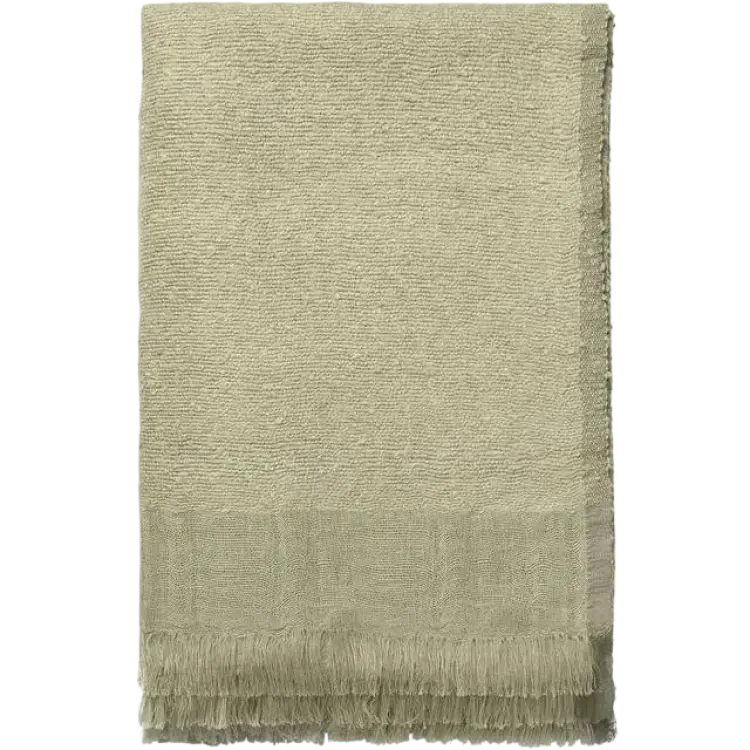 ferm LIVING Weaver Pläd 120x170 cm Filt Grön, Grå (170x)