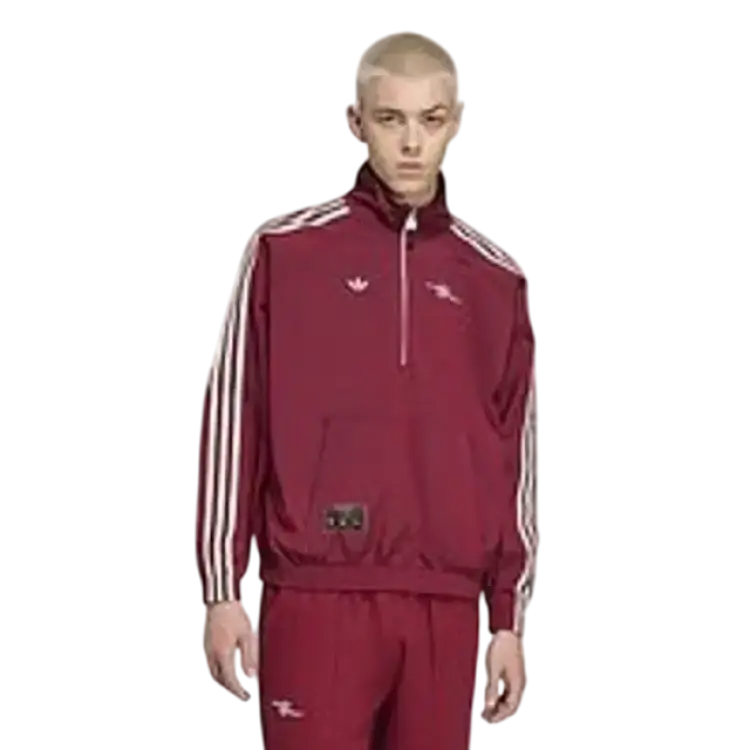 adidas Arsenal Terrace Icons Half-Zip Jacka Vinröd