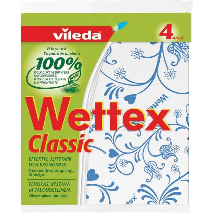 Vileda Wettex Classic Diskduk 4-pack