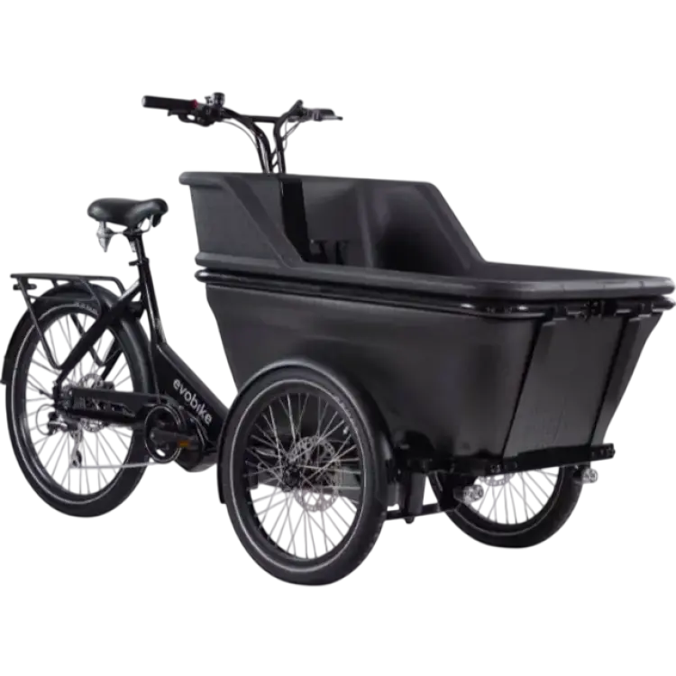 El-lådcykel